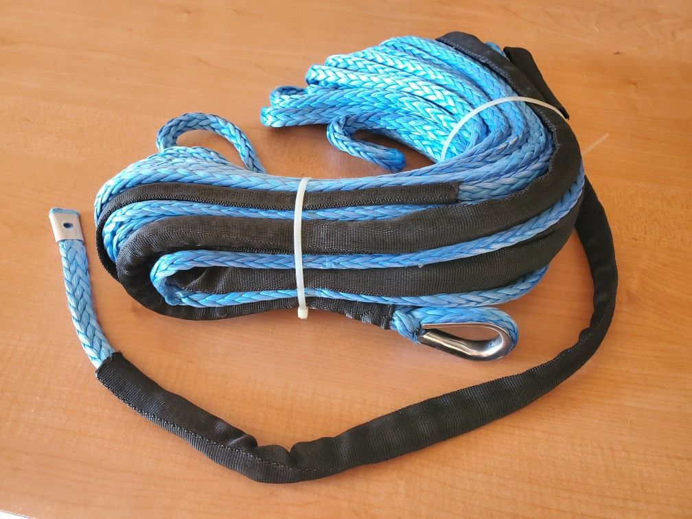 Synthetic Winch Rope NEW 100' 1/2"