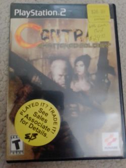 Contra Shattered Soldier Ps2