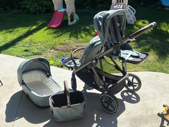 Cybex gazelle stroller and basinet