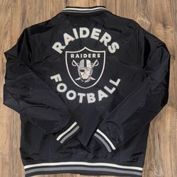 New Men’s Size Large Las Vegas Raiders Nylon Jacket 