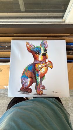 Dog canvas picture