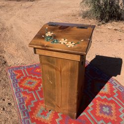 Vintage Potatoes Taters 'N Onions Wooden Storage Bin Farmhouse Country Wood Box