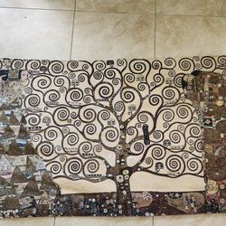 Gustav Klimt Tapestry Like NEW Conditiin