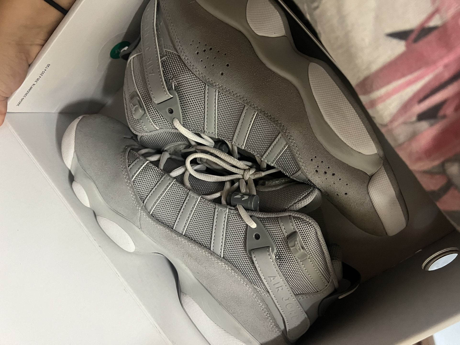 Jordan 6 Ring Wolf Grey