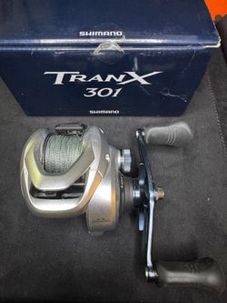 Shimano TranX 301 Low Profile Baitcasting Reel - Left Hand - w/ Original Box