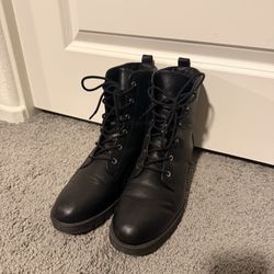 Black Leather Boots