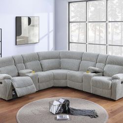 SPECIAL/4PCS Manuel Sectional Recliner