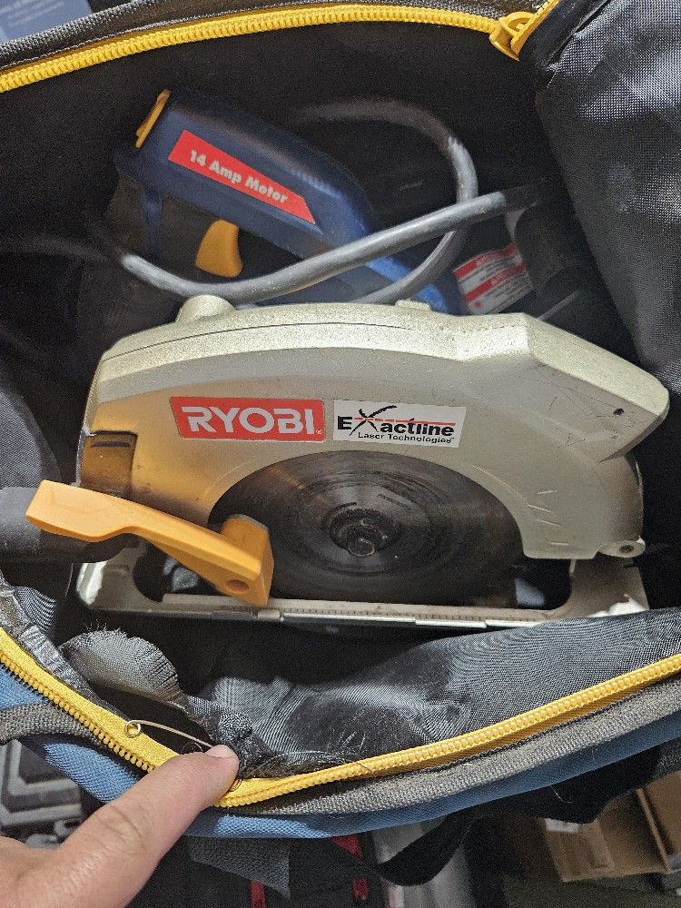 Ryobi Circular saw 14amp With Laser Guided Accuracy