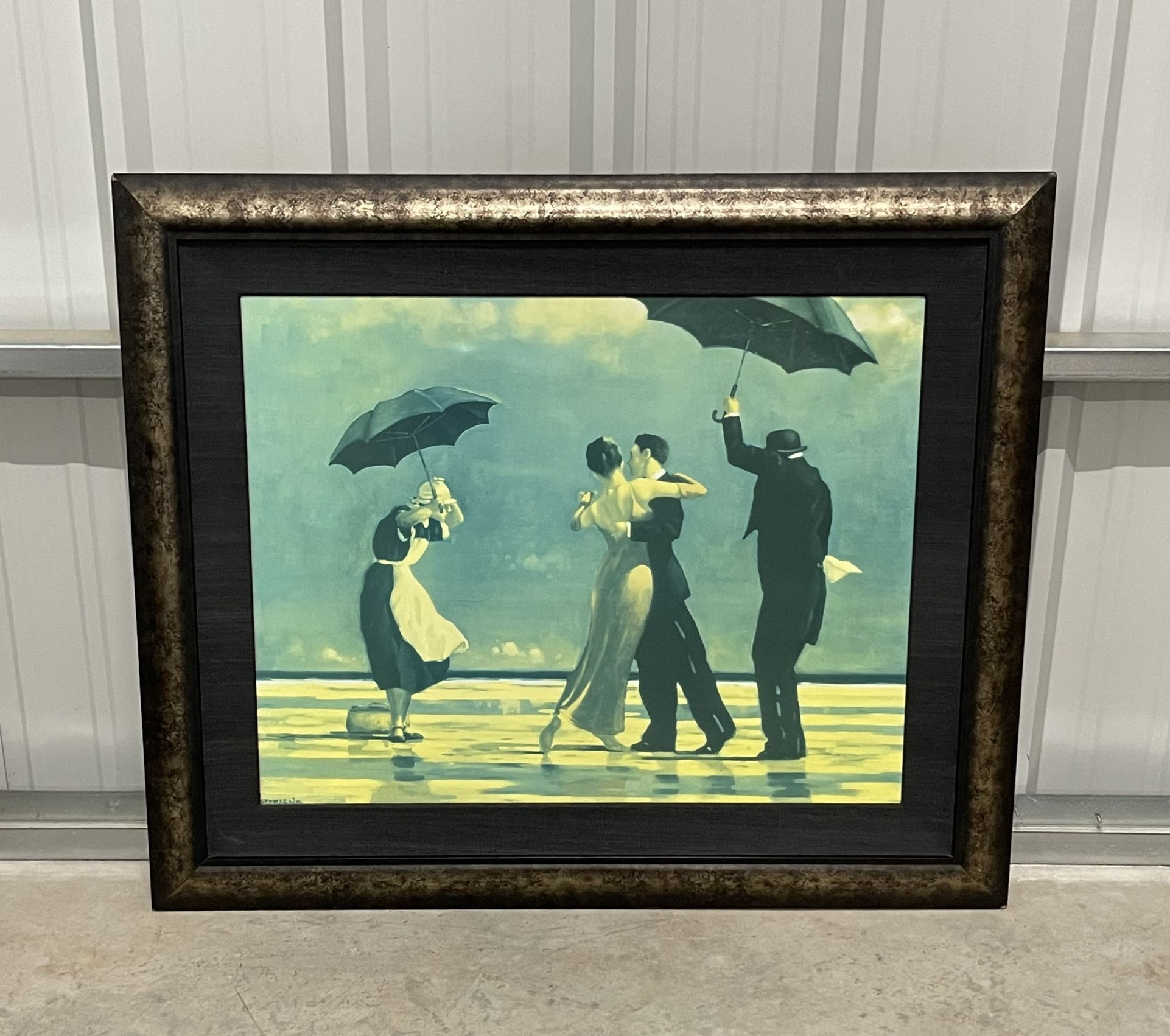 “The Singing Butler” by Jack Vettriano 45x38 Framed Wall Decor