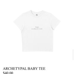 Lorde - Archetypal Baby Tee 