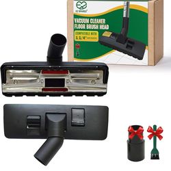 EZ SPARES Universal Vacuum Cleaner Floor Brush Attachment,Compatible with Most Brand,Hoover, Eureka, Rainbow,Shop VAC,Nozzle Tool, 2-in-1 for Hard Flo