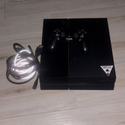 Original PS4 with Black Controller