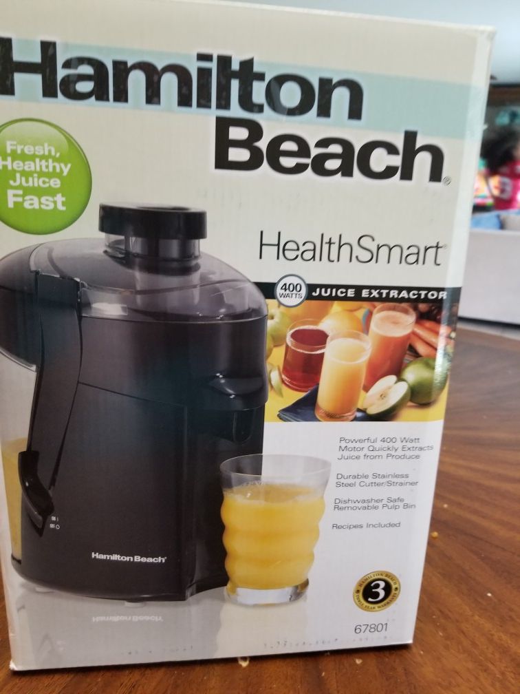 Hamilton beach health smart 400 watts juice extractor