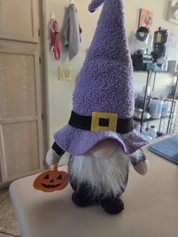 Gnome...Halloween...Stuffed ...Like New