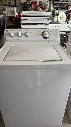 Ge washer super capacity loaded