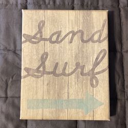 Sand Surf Sign