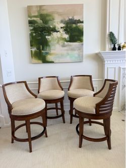 Tommy Bahama swivel counter stools