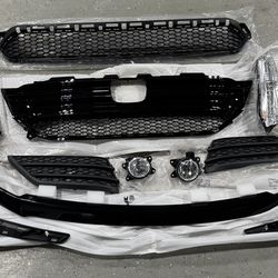 For Honda Pilot 2016-17 2018 Replacement Grille Set With Fog Lights Turn Signals