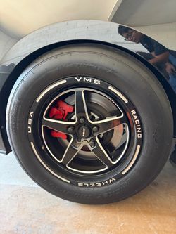 305" Micky Thompson tires with 17" VMS Racing wheels