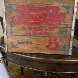 Vintage Pepsi Cola Crate
