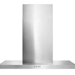 Whirlpool 30” Steel Wall Mount Flat Range Hood in Stainless Steel