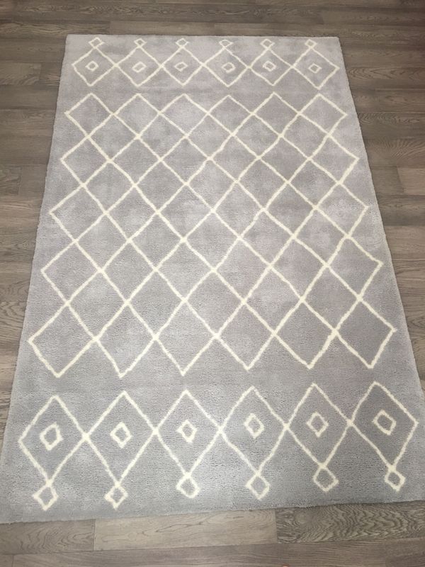 Pottery Barn Gray Hadley Rug 5x8 New For In Gilbert Az Offerup