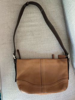 Coach Soho Pebbled Leather Baguette Shoulder Bag