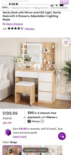 Brand new in the box Vanity from wayfair