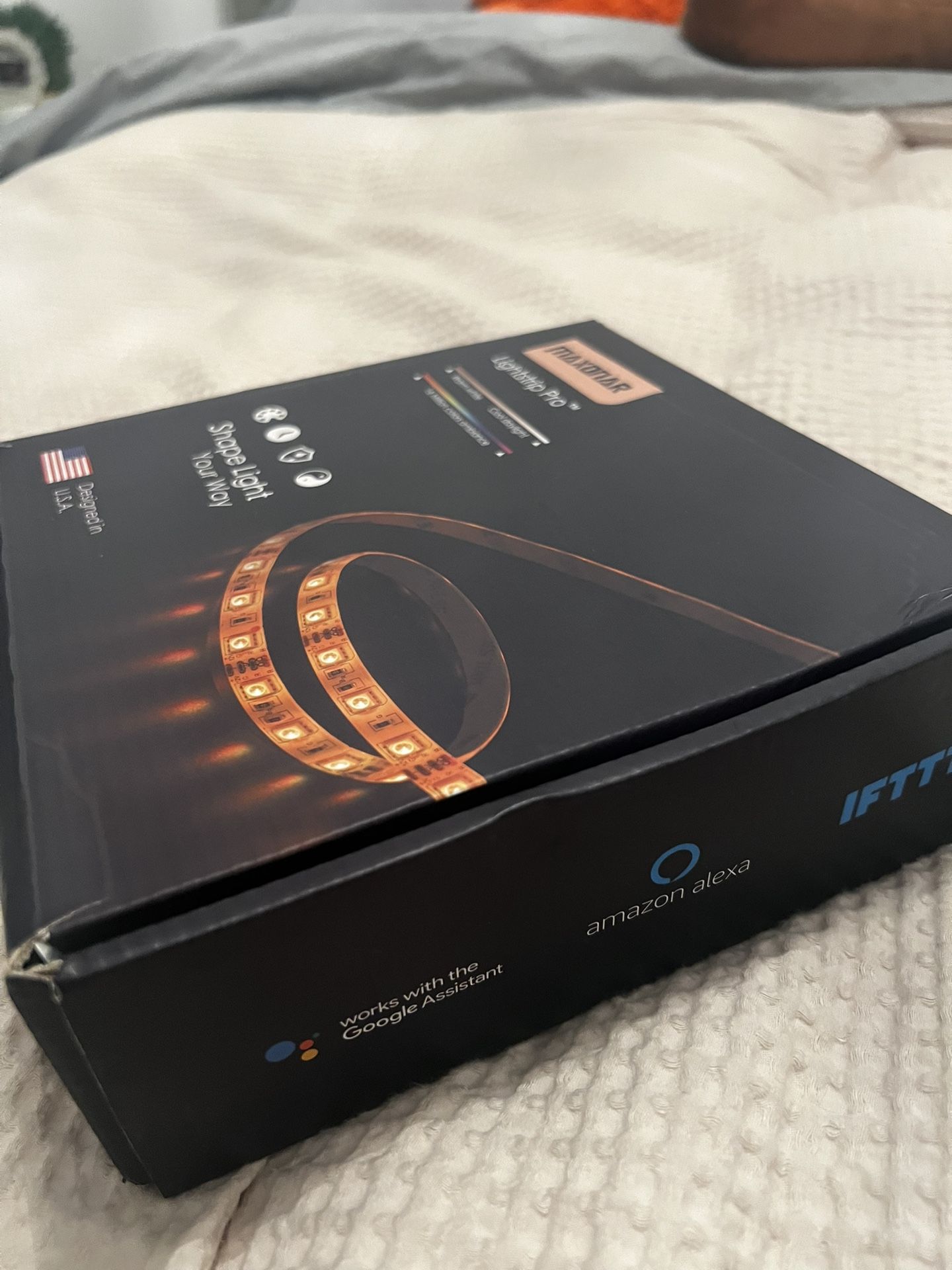 Google Alexa, LED light strip