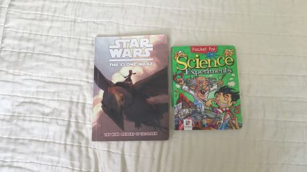 Science experiments + star-wars comic book