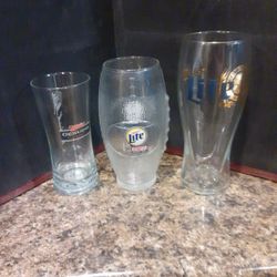 Miller Beer Glasses