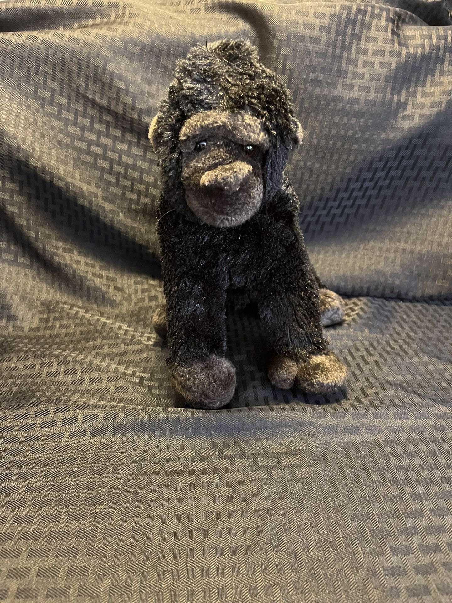 Aurora Plush Black Gorilla Ape Monkey Realistic Stuffed Animal Toy Bean Bag