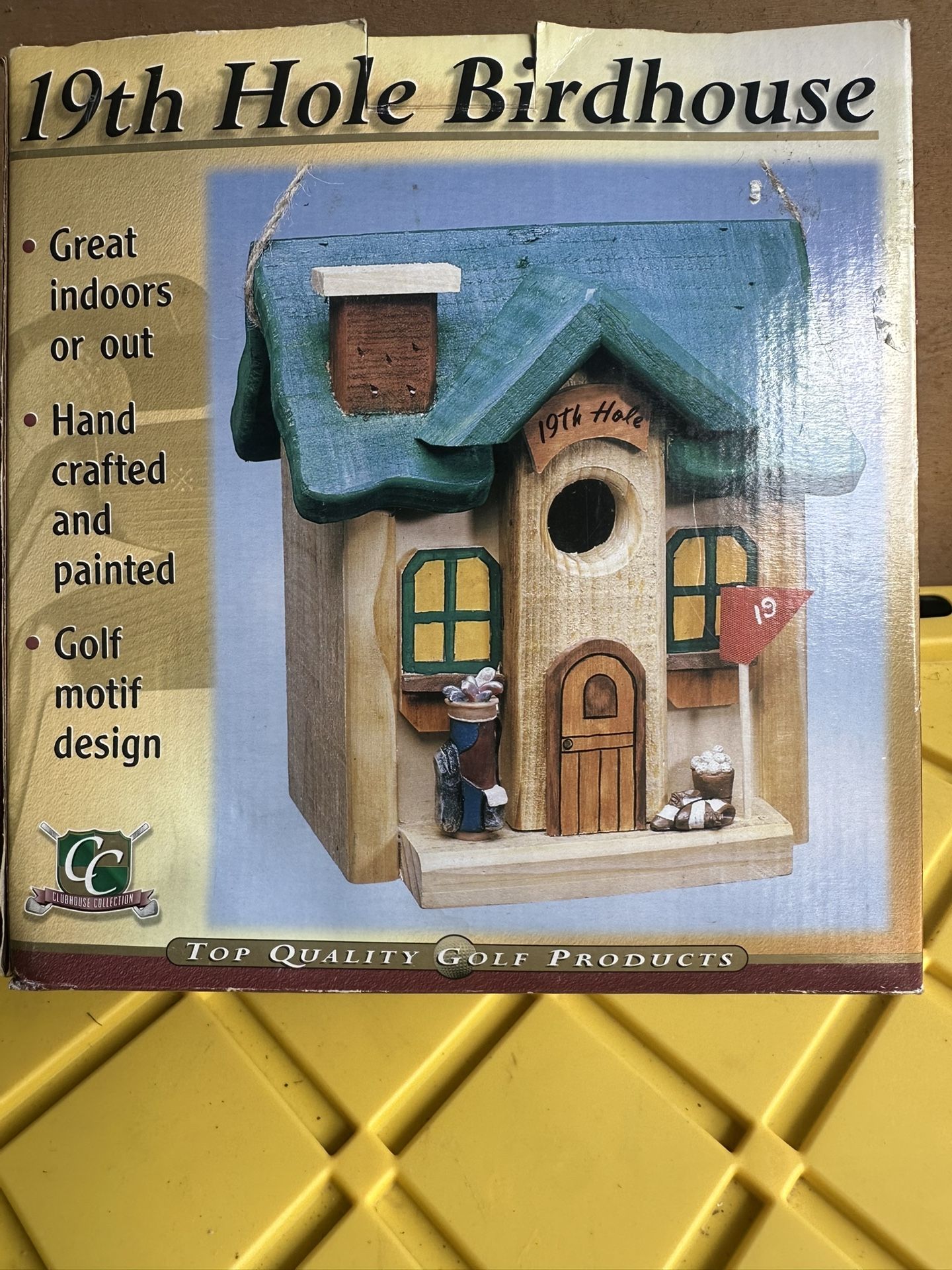 Golf Theme Birdhouse