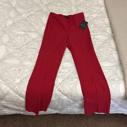 Rekucci Red Barely Bootcut Pants 