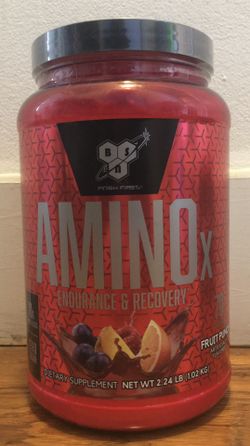 BSN AMINOX Amino X Endurance & Recovery Fruit Punch BCAA 70 servings 1.02 kg 2.2