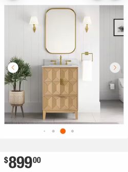 New 24” BATHROOM VANITY