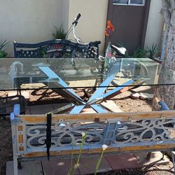glass table