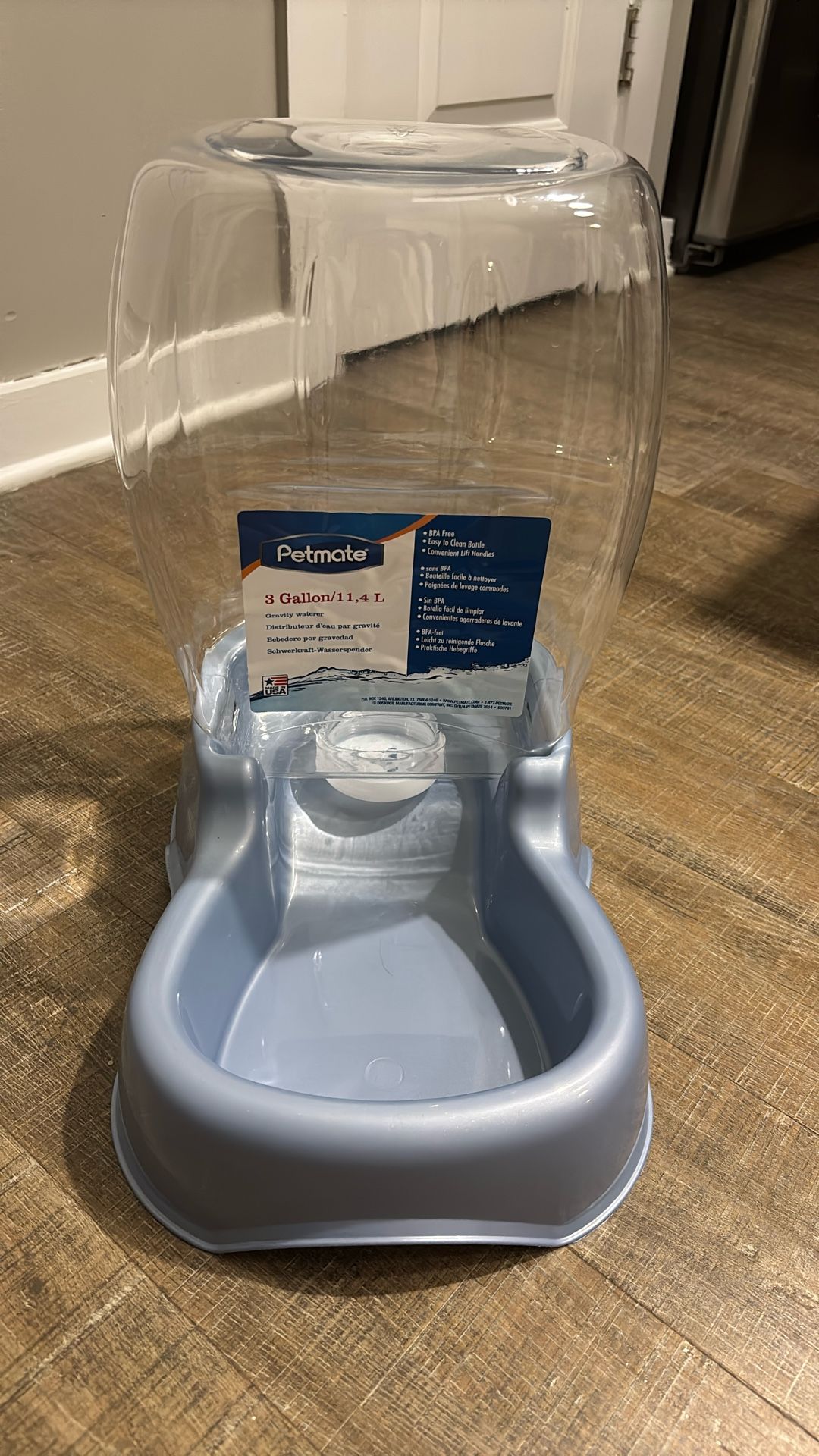 Large 3-Gallon Pet Water Dispenser – Great Condition!