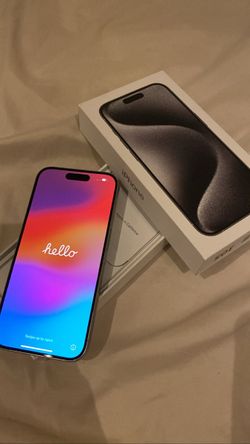 Apple IPhone 15 Pro Max 256gb  Unlocked, FREE Smartwach/ Headphones. Pay $1 Today Rest in payments. NO CREDIT NEEDED FINANCING