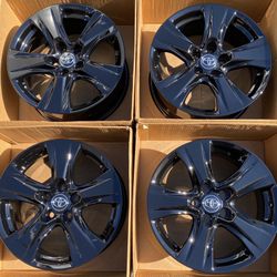 17” Toyota RAV4 factory wheels rims gloss black new