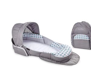 Baby Delight® Snuggle Nest® Traveler Portable Infant Sleeper in Grey Diamond Lattice
