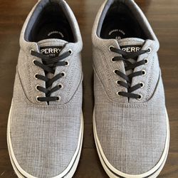 Sperry Halyard CVO Sneakers – Size 12 - Black Linen | Men’s |