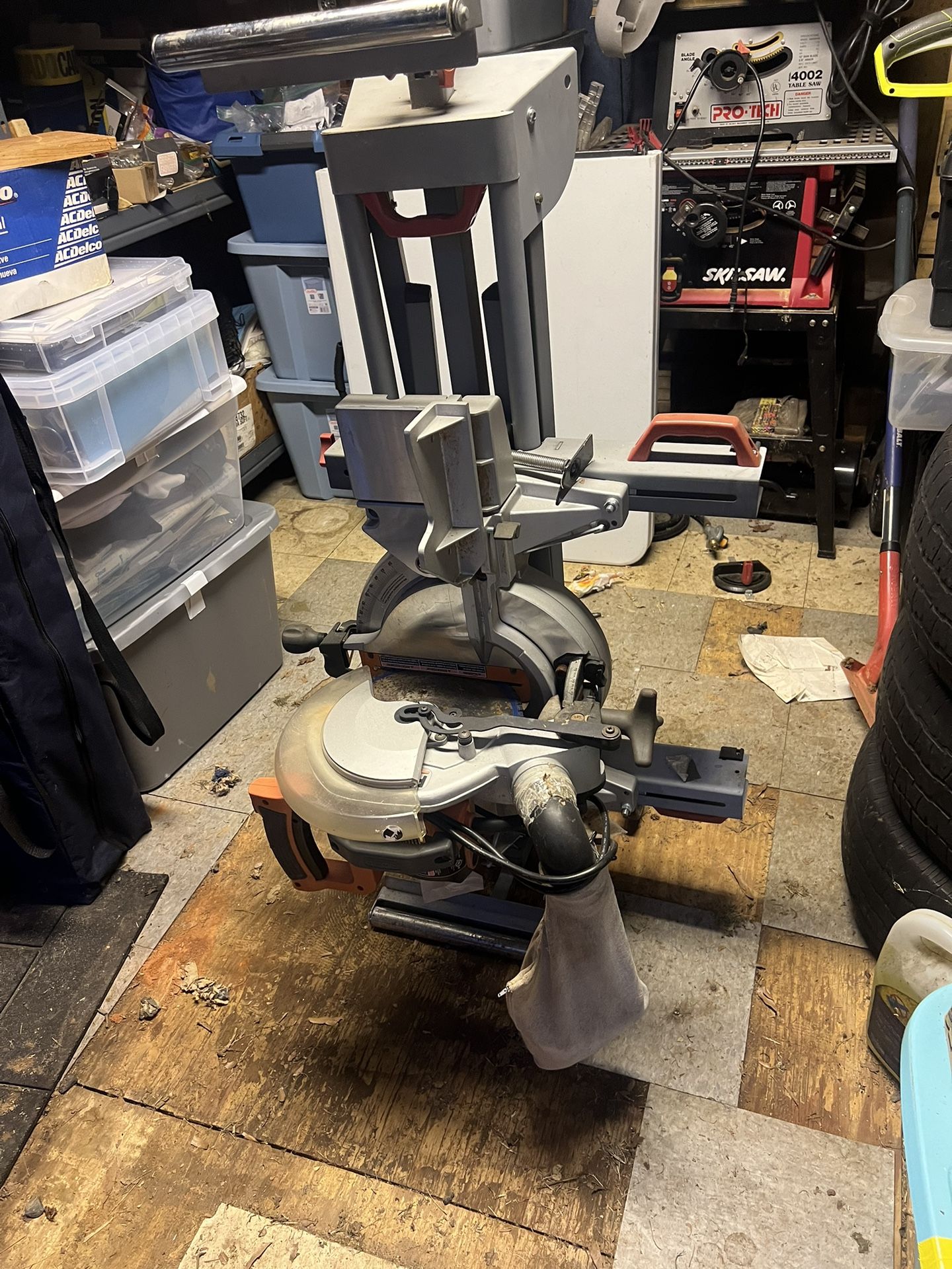 Rigid Miter Saw With Stand