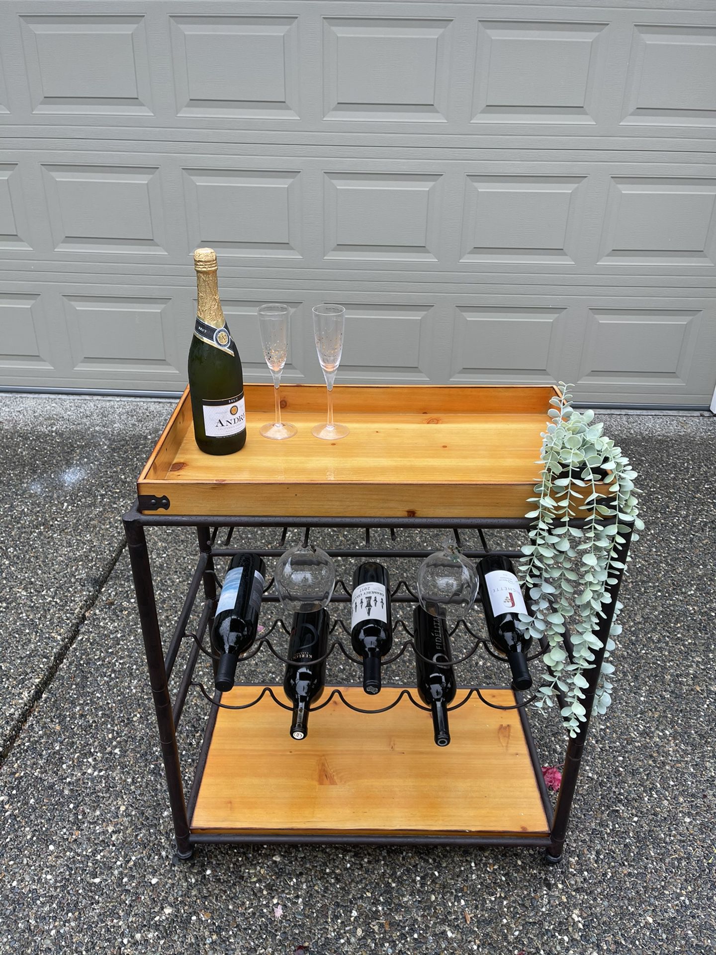 Bar Cart ! Wine Not Included ! 