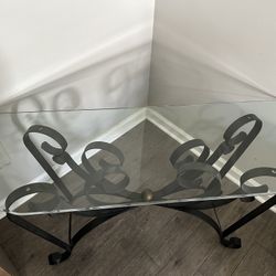 Glass Table Set