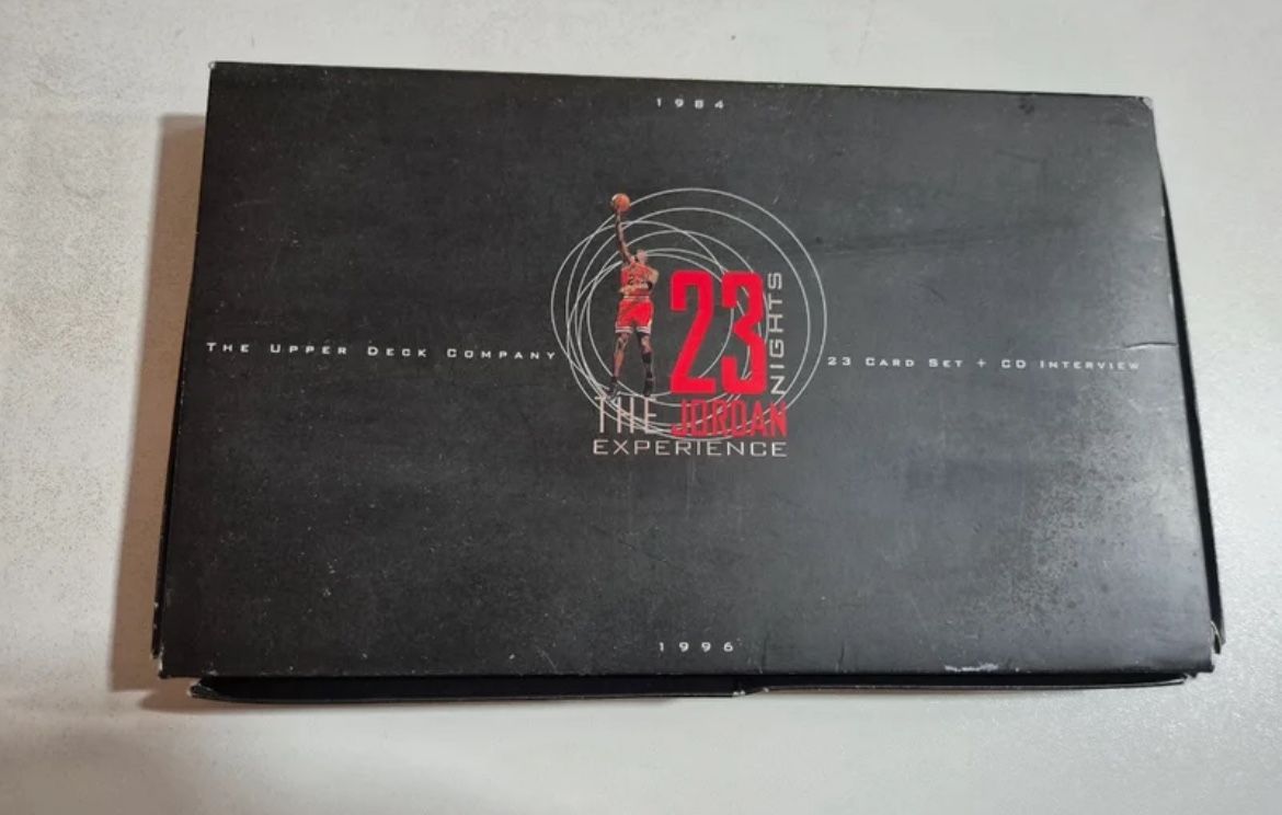 Michael Jordan Upper Deck 1996 23 Nights The Jordan Experience CD & 23 Card Set