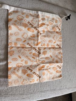 Reusable Beeswax Bread Bag, Bag for Sourdough/Homemade Bread, Natural Cotton Bees Wax Bag