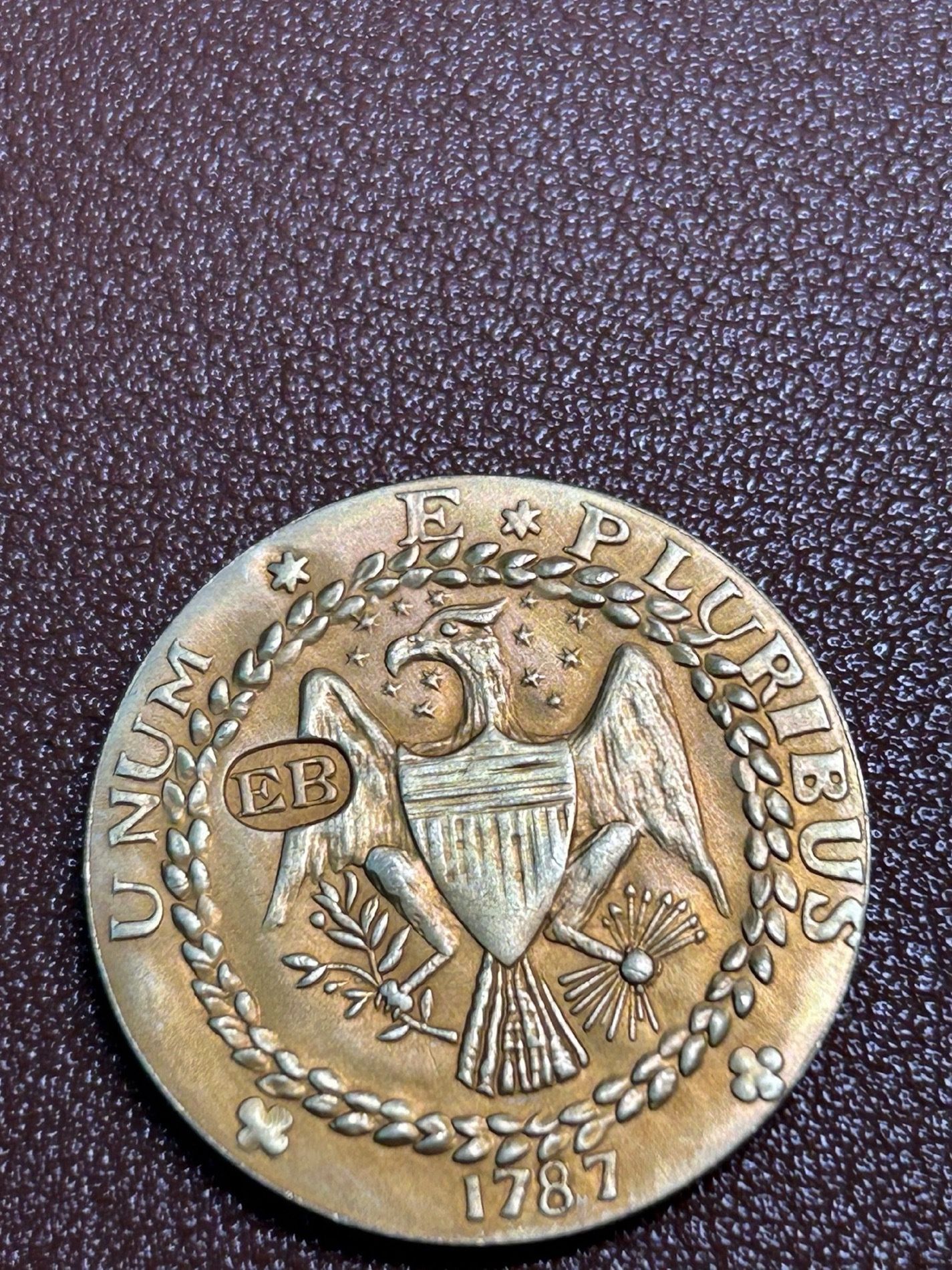 1787 Brasher Doubloon Replica - Colonial American Gold Coin Collectible