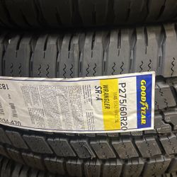 275/60/20 Goodyear Wrangler SRA