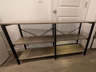 TV Console Shelf Unit